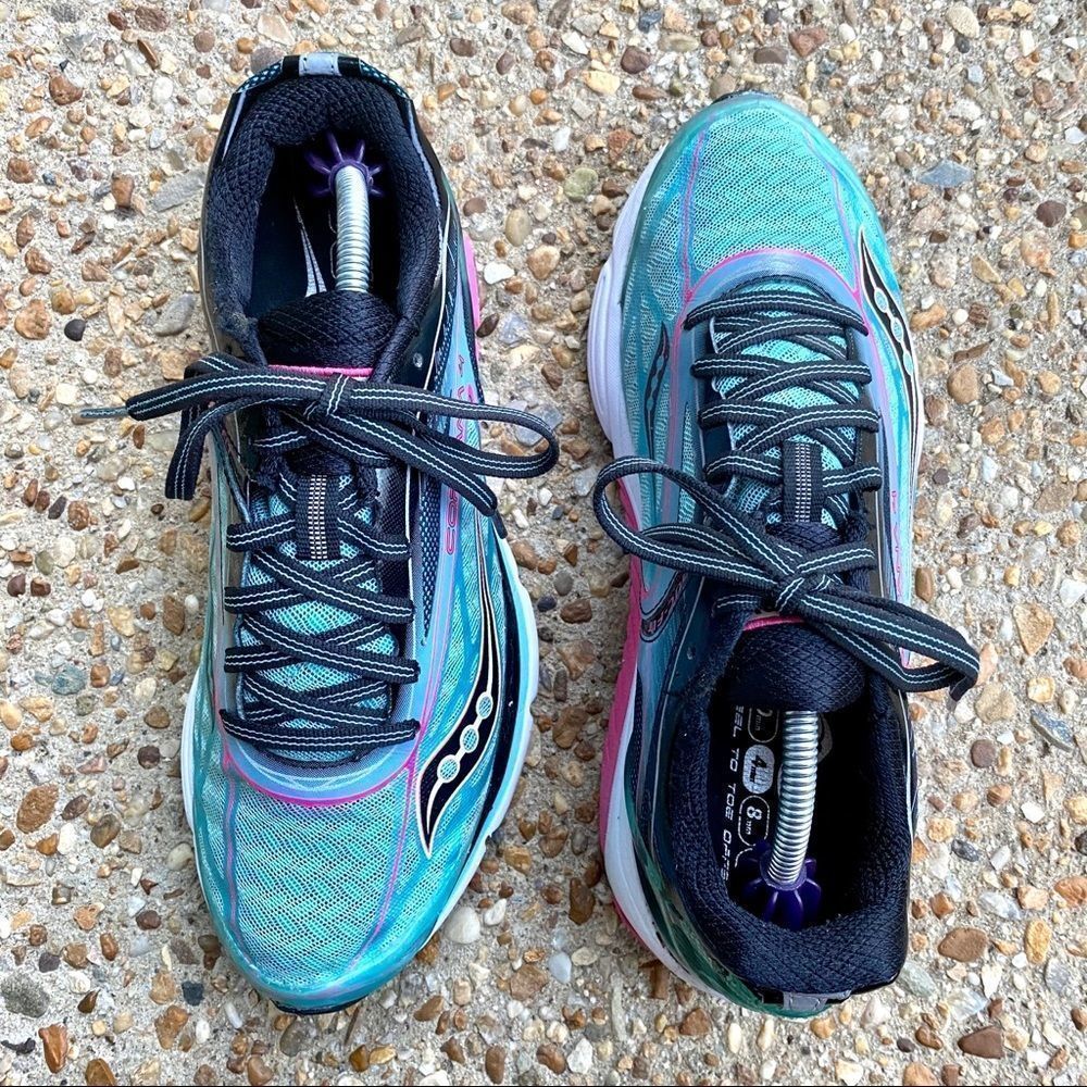 Saucony Women’s Cortana 4 Blue & Pink Runnimg Shoes Size 9.5